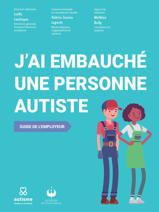 Title details for J'ai embauché une personne autiste by Valérie Jessica Laporte - Wait list